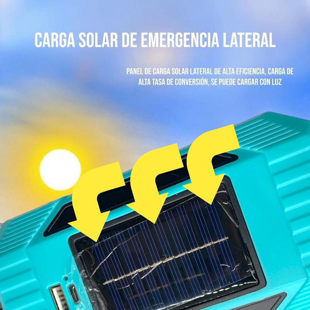 Linterna Led Solar Recargable